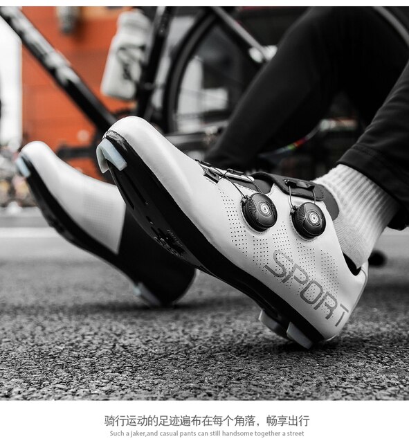 Buty rowerowe Cleat MTB - obuwie sportowe do kolarstwa górskiego i szosowego, ultralekkie, dla mężczyzn, kobiet i dzieci - Wianko - 34