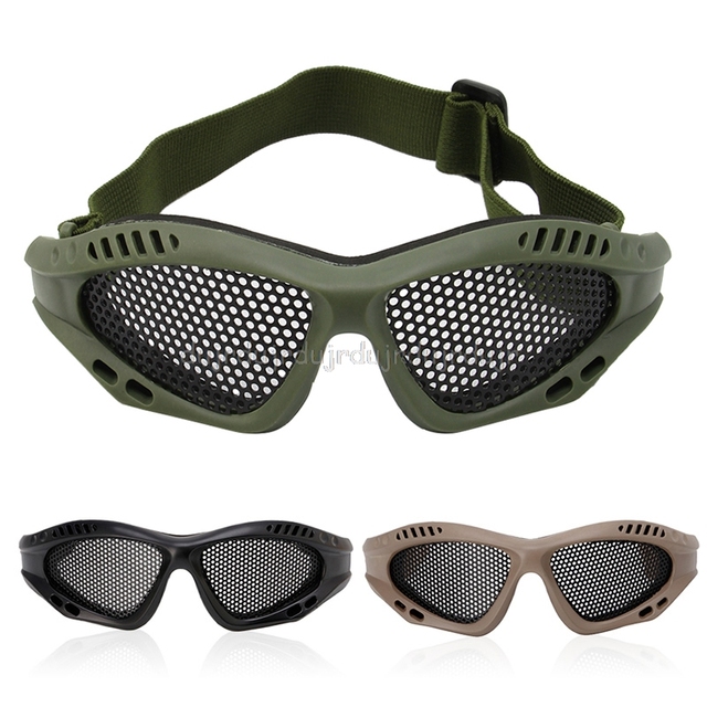 Okulary ochronne turystyczne z siatką przeciwmgłową Tactical Motorcycle Airsoft Eye Ju24 21 - metalowe okularyorazOkulary turystyczne z przeciwmgielną siatką Tactical Motorcycle Airsoft Eye Ju24 21 - metalowe - Wianko - 8