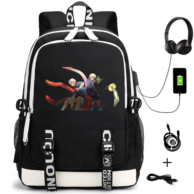Unisex plecak Anime Tokyo Ghoul – codzienny towarzysz podróży, szkolny i na laptopa - Wianko - 4