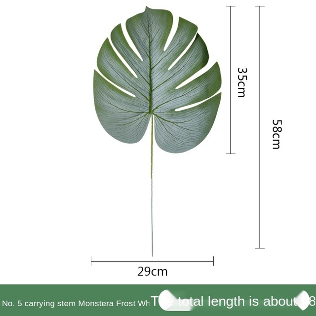 Sztuczne liście w kolorze zieleni do dekoracji wnętrz i ogrodów - Wianko - 26