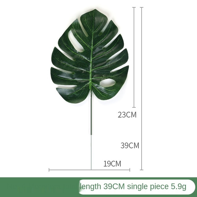 Sztuczne liście w kolorze zieleni do dekoracji wnętrz i ogrodów - Wianko - 18