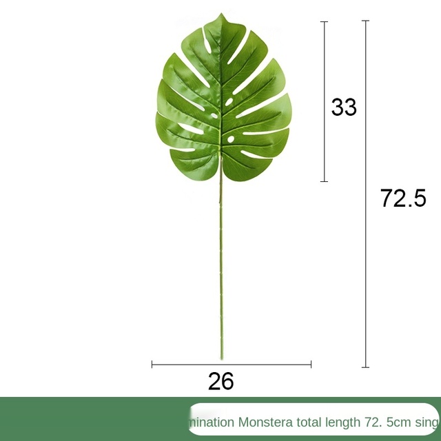 Sztuczne liście w kolorze zieleni do dekoracji wnętrz i ogrodów - Wianko - 32