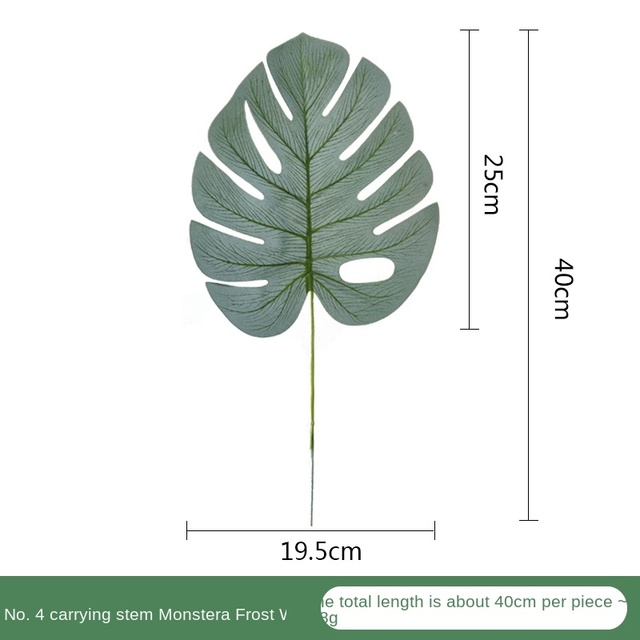 Sztuczne liście w kolorze zieleni do dekoracji wnętrz i ogrodów - Wianko - 20