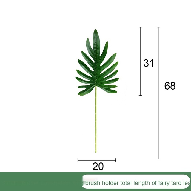 Sztuczne liście w kolorze zieleni do dekoracji wnętrz i ogrodów - Wianko - 35