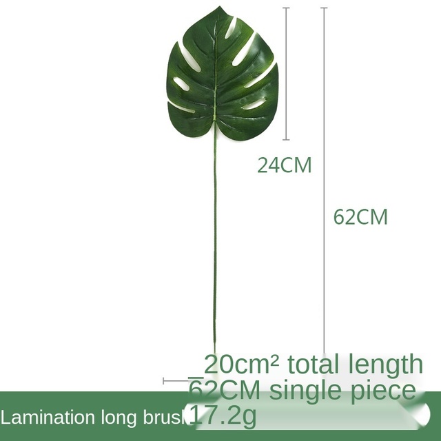 Sztuczne liście w kolorze zieleni do dekoracji wnętrz i ogrodów - Wianko - 31