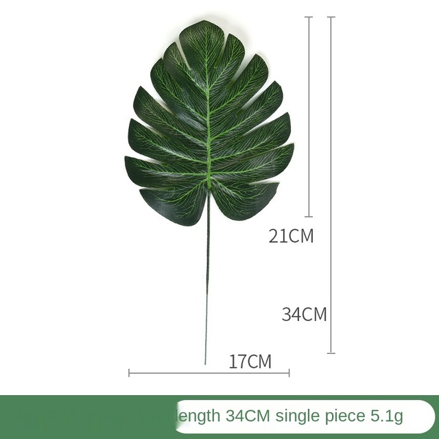 Sztuczne liście w kolorze zieleni do dekoracji wnętrz i ogrodów - Wianko - 12