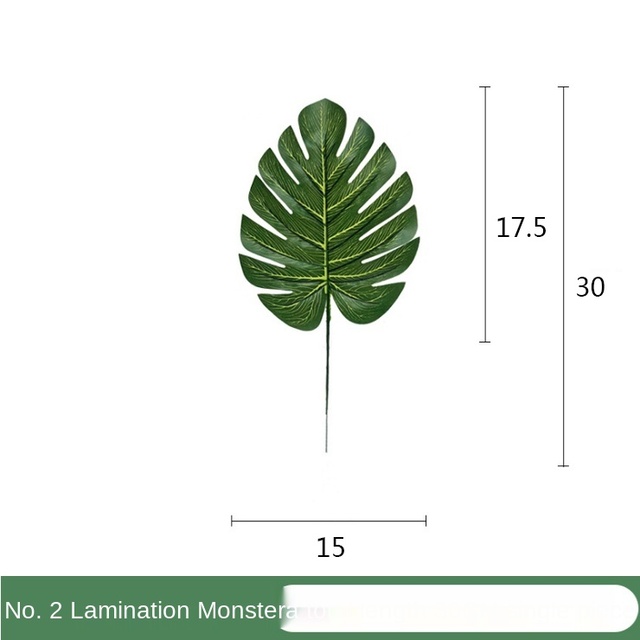 Sztuczne liście w kolorze zieleni do dekoracji wnętrz i ogrodów - Wianko - 11