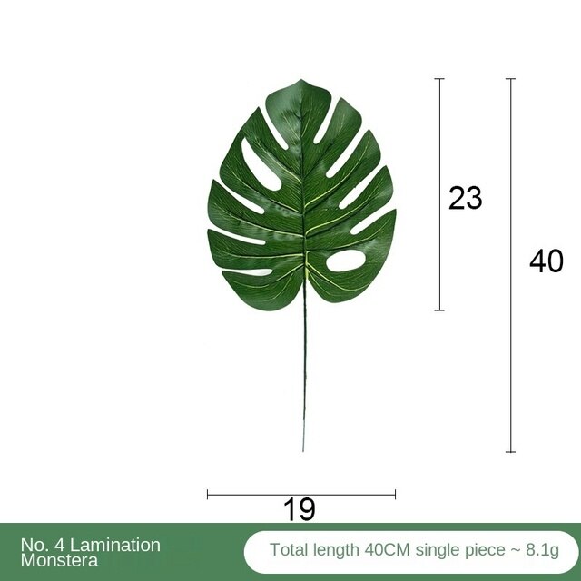 Sztuczne liście w kolorze zieleni do dekoracji wnętrz i ogrodów - Wianko - 21