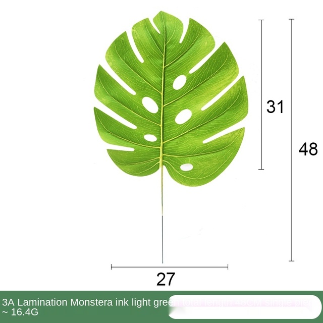 Sztuczne liście w kolorze zieleni do dekoracji wnętrz i ogrodów - Wianko - 16