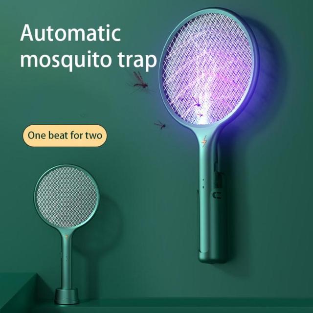 Lampa owadobójcza elektryczna USB Mosquito Zapper - zabójca komarów i much, akumulatorowy Fly Swatter dla domu - Wianko - 6