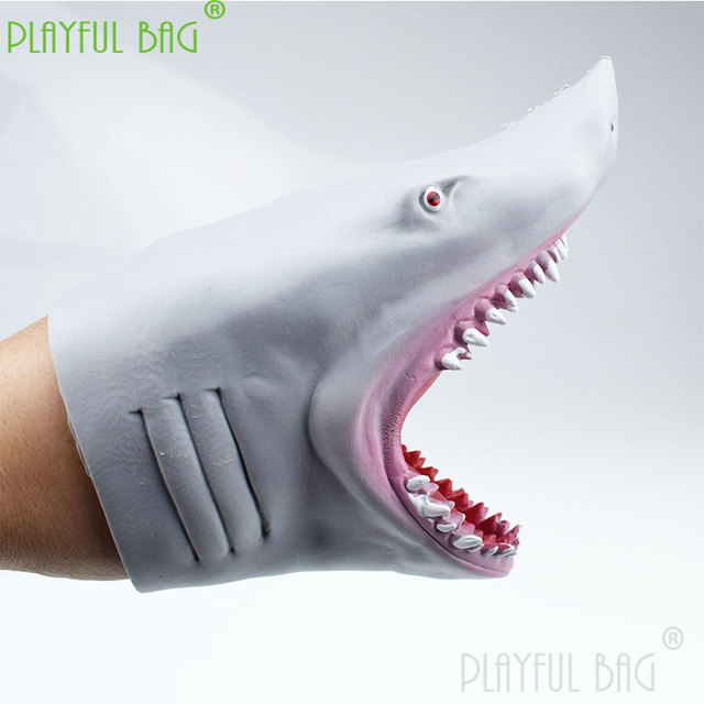 Lalka rekin TPR wisząca na rękawicy - zabawka dekompresyjna na Halloween i Boże Narodzenie - Wianko - 4