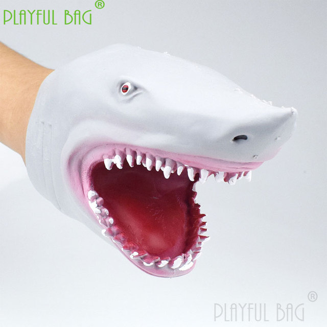 Lalka rekin TPR wisząca na rękawicy - zabawka dekompresyjna na Halloween i Boże Narodzenie - Wianko - 9