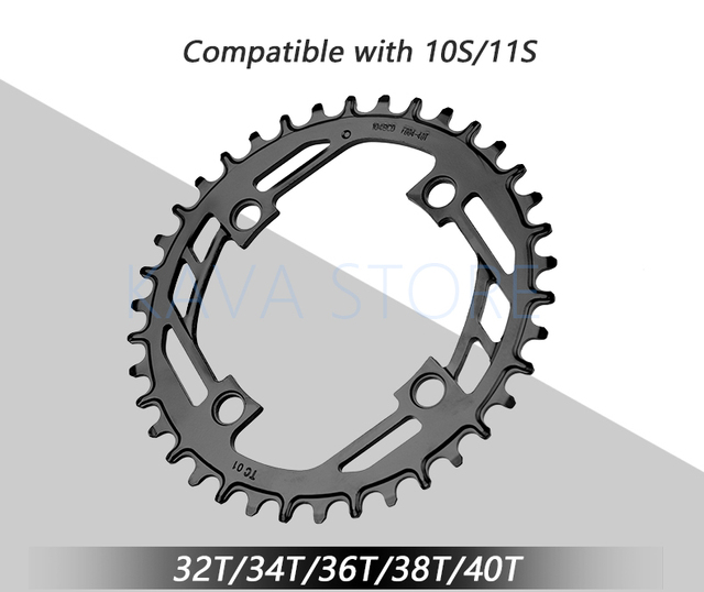 Prowheel 104BCD łańcuch MTB rower 32T-40T stalowa płytka zębata - Wianko - 3