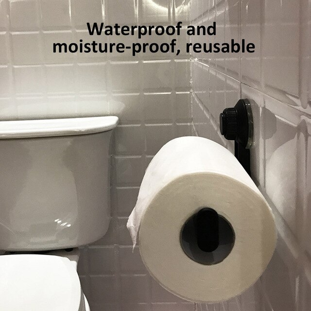 Haczyk ścienny na papier toaletowy bez wiercenia, montaż na ścianie, ABS plastik, rolka papieru ręcznikowego - Wianko - 8