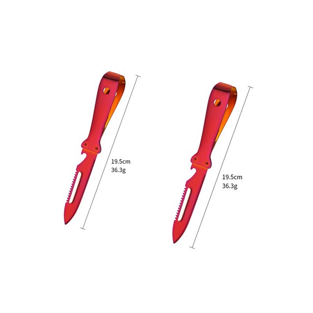 Wielofunkcyjna butelka ze stali nierdzewnej - otwieracz do butelek, obieraczka do warzyw, nóż do owoców, kość ryb, ściągacz, szczypce kuchenne - Wianko - 7
