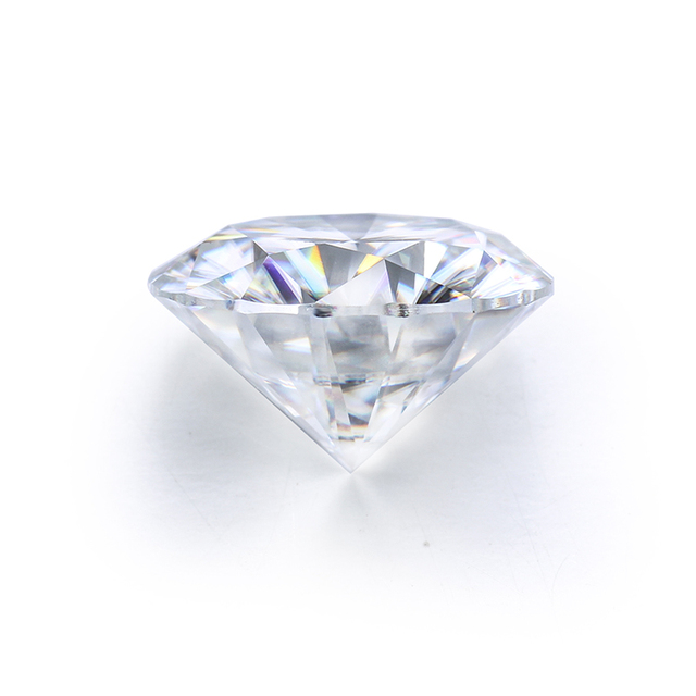 Koralik Moissanite o średnicy 6.5mm, GH kolor, VVS czystość, materiał o wysokiej jakości - Wianko - 5