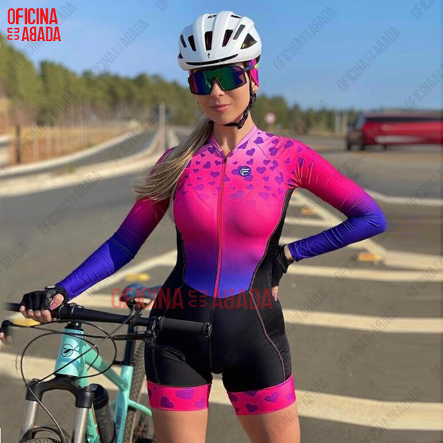 Kombinezon rowerowy ODA traje ciclismo mujer - Wyposażenie i akcesoria do jazdy na rowerze. Abbigliamento invernale macaquinho - Wianko - 9