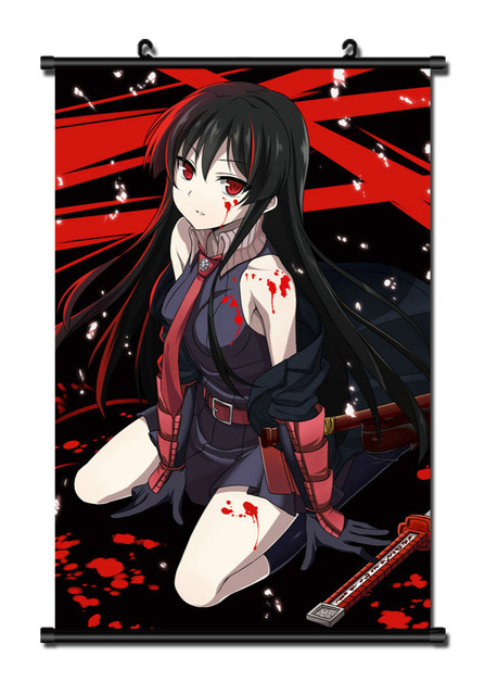 Japońskie Anime Akame ga zabij plakat na ścianę, zwój 40x60CM - hurtownicy cartoon plakaty na płótnie - Wianko - 2