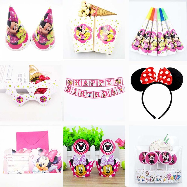 Myszka Miki - zestaw do samodzielnej dekoracji dla dzieci - pieczątki, materiały urodzinowe i scrapbooking - Wianko - 2