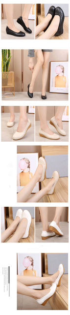 AARDIMI - Damskie slip ony klinowe jesienne buty z prawdziwej skóry - Płaskie mokasyny dla kobiet - Wianko - 2