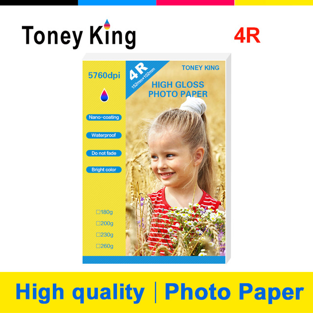 Papier fotograficzny Toney King A4 o wysokim połysku - 100 arkuszy - Wianko - 1