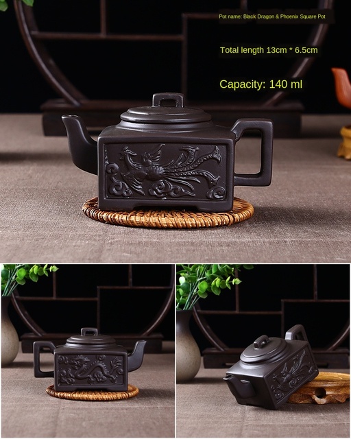 Garnek do herbaty z gliny purpurowej, mała pojemność, ręcznie wykonany - Xishi Pot Yixing Handmade - Wianko - 27