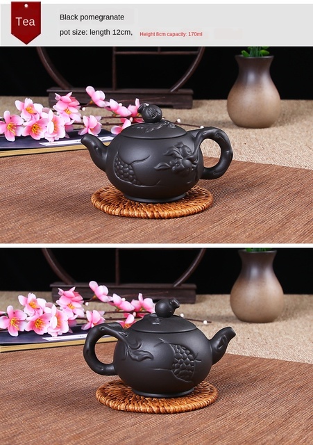 Garnek do herbaty z gliny purpurowej, mała pojemność, ręcznie wykonany - Xishi Pot Yixing Handmade - Wianko - 12