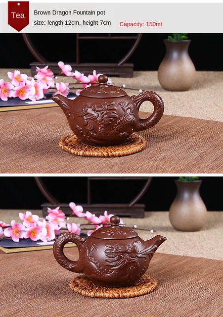 Garnek do herbaty z gliny purpurowej, mała pojemność, ręcznie wykonany - Xishi Pot Yixing Handmade - Wianko - 18