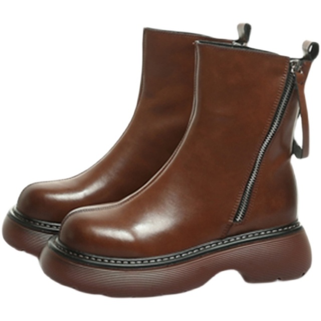 Małe i średniej wielkości buty damskie Retro w nowym brytyjskim stylu, idealne na wiosnę i jesień - Wianko - 5