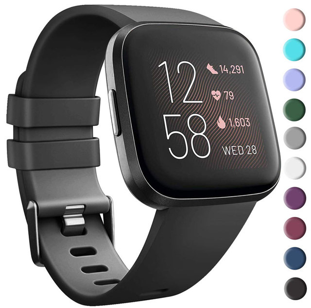 Pasek silikonowy L/S do Fitbit Versa Lite - miękka sportowa bransoletka Fitbit Versa 2 - akcesoria zegarka - Wianko - 2