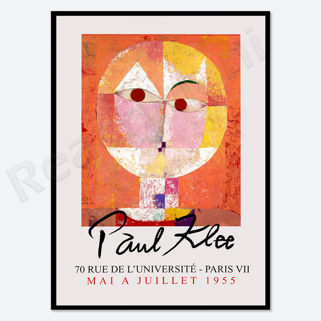 Plakat Paul Klee z motywem z Hammamet 1914 - Vintage, drukowany obraz | Klasyka malarstwa, wystawa w muzeum - Wianko - 5