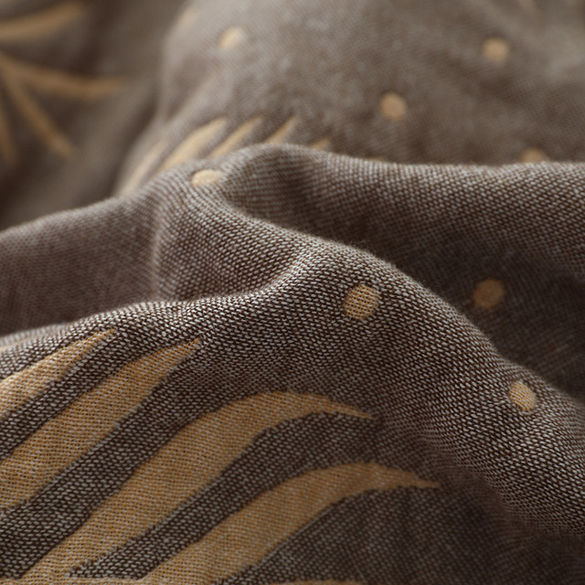 Duża narzuta na łóżko Boho z miękkiego Nordic bawełnianego muslinu - Wianko - 5