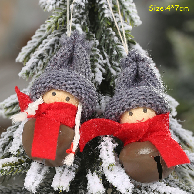 Zabawki lalki świąteczne choinka wiszące ozdoby dekoracje Navidad 2021 - Wianko - 9
