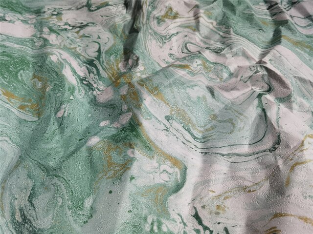 Teksturowany biało-zielony papier tkanina Vortex DIY rekwizyty dekoracja odzieży - Wianko - 5