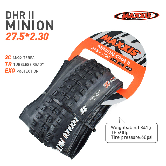 Opona rowerowa MAXXIS 27.5 MINION DHF DHR TR - Tubeless Ready, składana, 26*2.3/2.4 i 27.5*2.4/2.5/2.6/2.8, do rowerów górskich - Wianko - 11