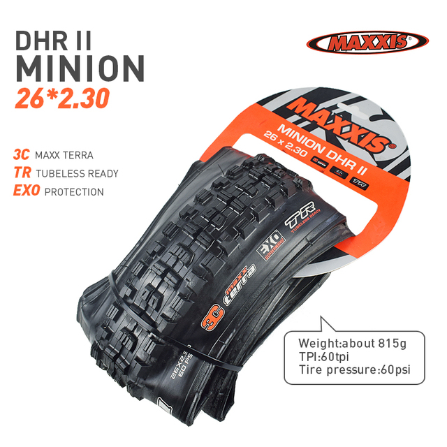 Opona rowerowa MAXXIS 27.5 MINION DHF DHR TR - Tubeless Ready, składana, 26*2.3/2.4 i 27.5*2.4/2.5/2.6/2.8, do rowerów górskich - Wianko - 14