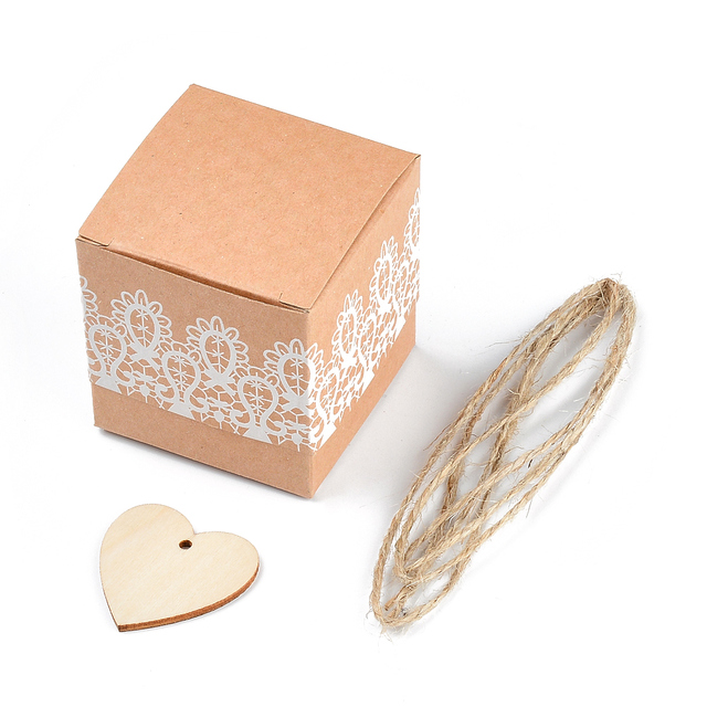 Pudełko na cukierki papierowe w różnych ilościach z personalizacją i własnym logo - idealne na ślub, urodziny, Boże Narodzenie - Wianko - 5