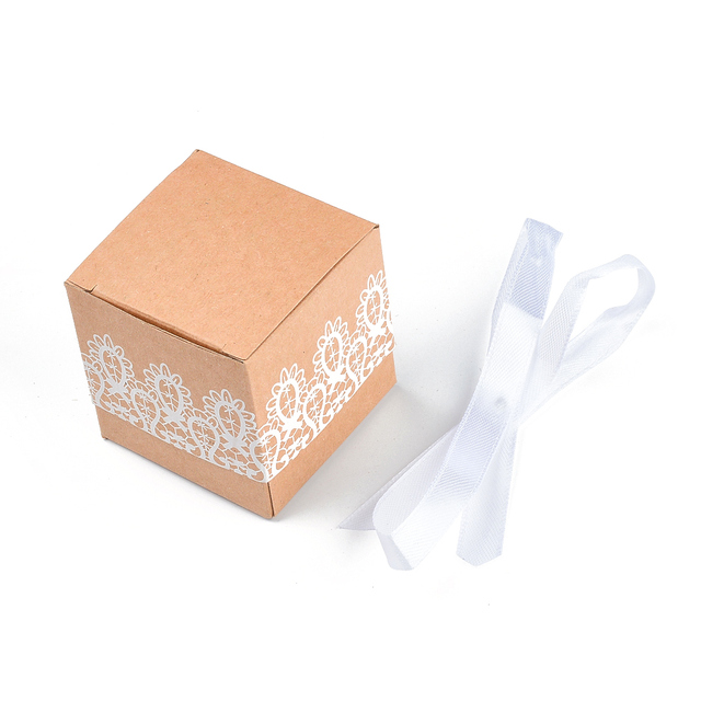 Pudełko na cukierki papierowe w różnych ilościach z personalizacją i własnym logo - idealne na ślub, urodziny, Boże Narodzenie - Wianko - 4