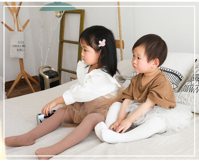 Rajstopy bawełniane dla niemowląt - ciepłe, z kategorii 6M-8T - Wianko - 6