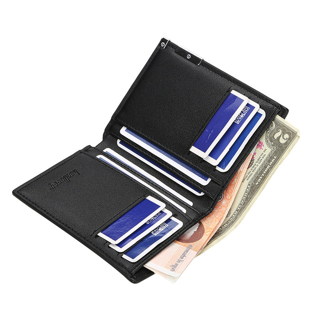 Elegancki skórzany portfel motocyklowy dla mężczyzn z miejscem na karty kredytowe - Wianko - 2