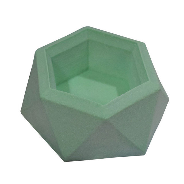 Formy do dekoracji wnętrz z gliny – Octagony z silikonu do wazonów i sadzarek cementowych - Wianko - 3