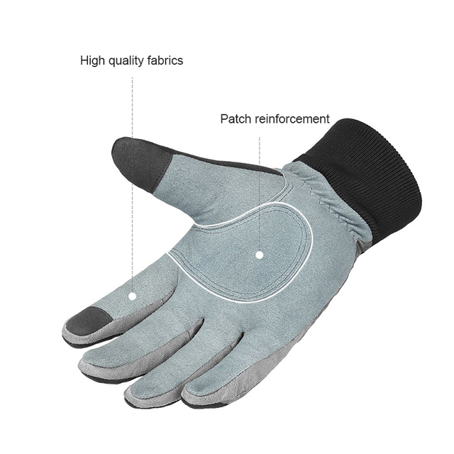Rękawiczki narciarskie Unisex zimowe ciepłe ekran dotykowy - Wianko - 5
