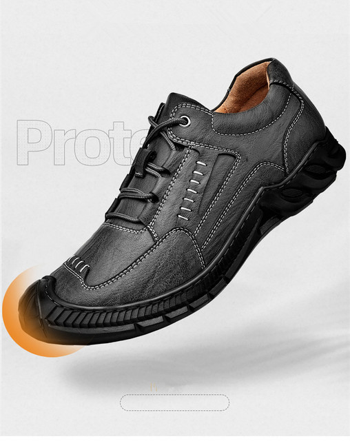 Męskie skórzane obuwie projektant męskie trampki Tenis Masculino Zapatos Hombre - Wianko - 7