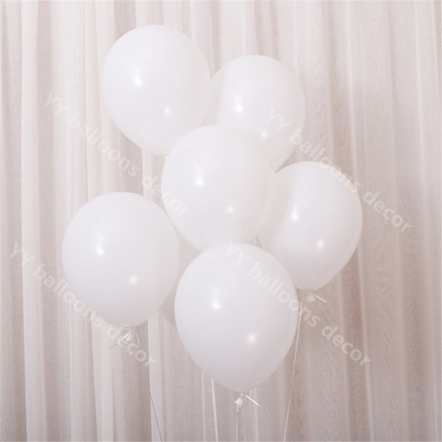 Zestaw 108 białych i czarnych balonów lateksowych do dekoracji ślubnych i urodzinowych w kolorze metalicznej złotej girlandy - Wianko - 4