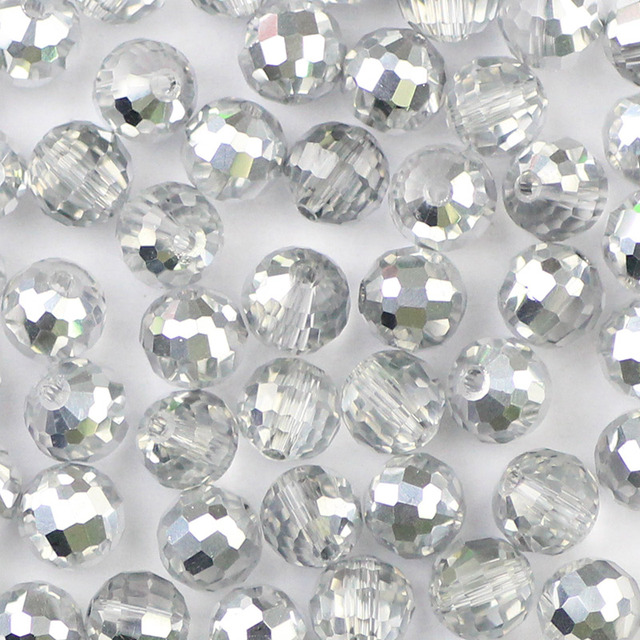 8mm kosmiczne magiczne koraliki 50 sztuk szklane luźne koraliki do tworzenia biżuterii bransoletka - Wianko - 16