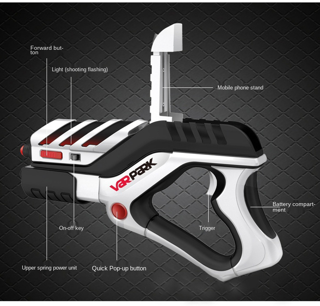 Telefon komórkowy AR pistolet do gier VR z technologią Bluetooth - Wianko - 3