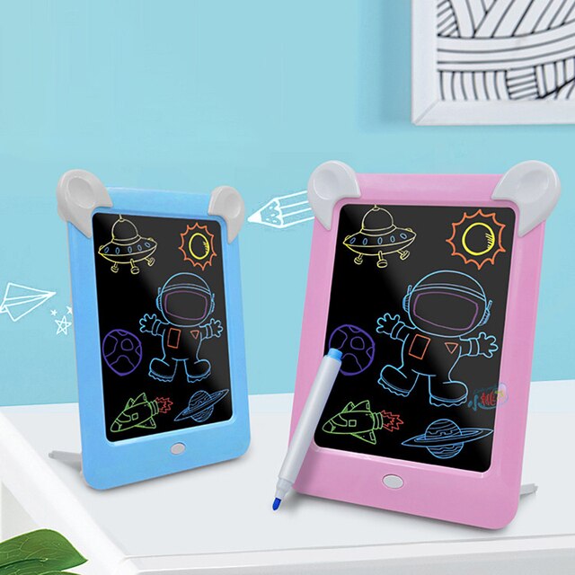 Tablet LED do pisania z rysikiem dla dzieci - prezent urodzinowy - Wianko - 7
