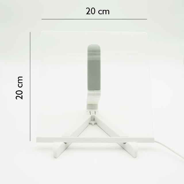 Akrylowa tablica z wymazywalnym powierzchnią i wyświetlaczem świetlnym do biura domowego z piórem USB - Wianko - 2