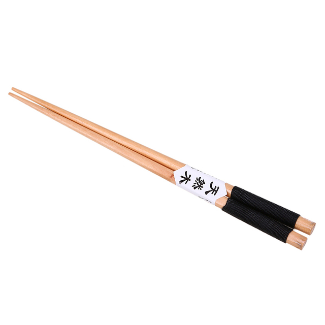 Drewniane pałeczki do jedzenia sushi - 1 para - Wianko - 9