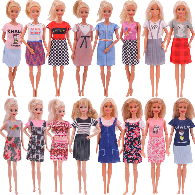 Spódnica pończochowa dla lalki Barbie – codzienny nowy strój mody, sukienka damska 11.8 Cal, prezent urodzinowy dla dziewczynki - Wianko - 1